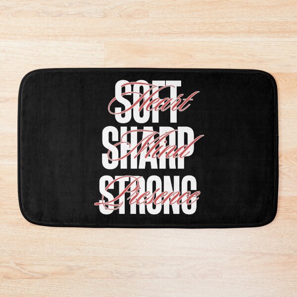 Item preview, Feminine Empowerment – Bold Black & Red Statement Typography designed and sold by Magic Love Art Print.