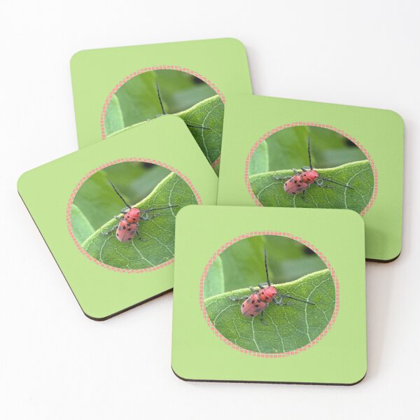 Item preview, Red Milkweed Beetle Photo designed and sold by CJ-Nature-Art.