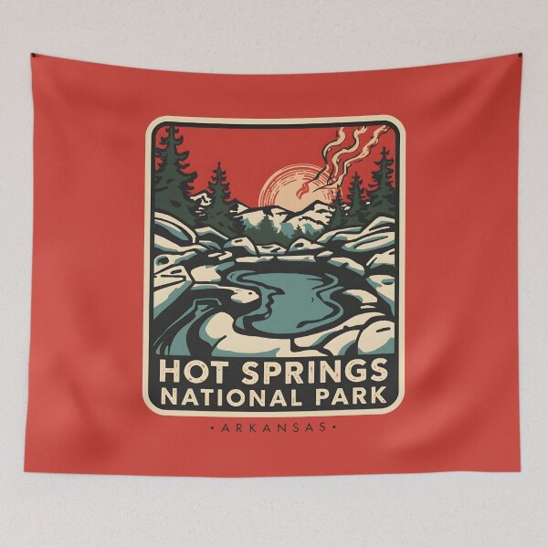 Item preview, Hot Springs National Park - Arkansas  designed and sold by GoodOldVintage.