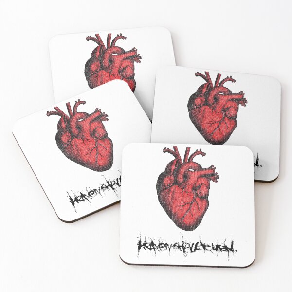Item preview, the heart heaven shall burn decal black designed and sold by hutkamadi.