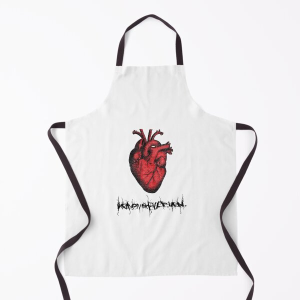 Item preview, the heart heaven shall burn decal black designed and sold by hutkamadi.