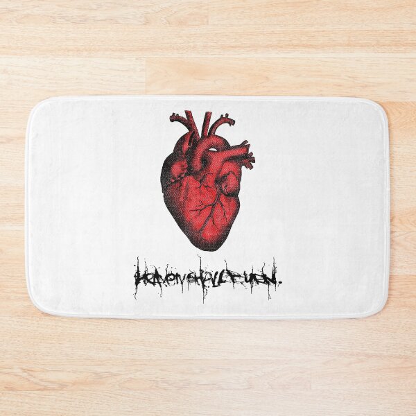 Item preview, the heart heaven shall burn decal black designed and sold by hutkamadi.