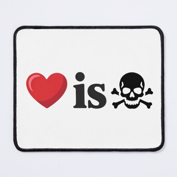 Item preview, Love is Poison Skull Rebus designed and sold by LoveIsPoison.
