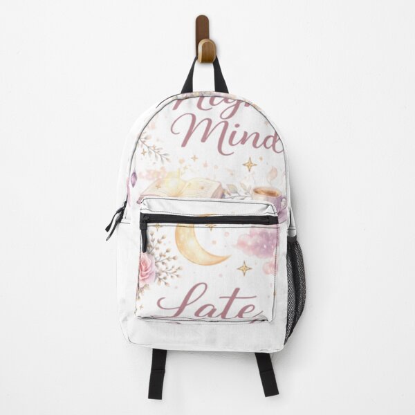 Item preview, Late Night Mind Aesthetic Moon & Cozy Dreamy Quote Design designed and sold by Sanika arts .
