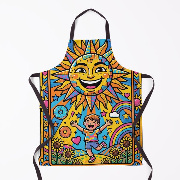 Item preview, The Sun Tarot Card Pop Art Colorful Witchy Sticker designed and sold by Poppy Volt.