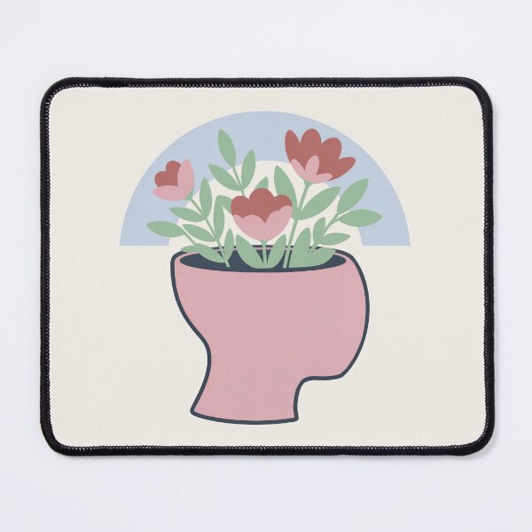 Item preview, Blooming Mind Reset Floral Head designed and sold by TrendMorphic.