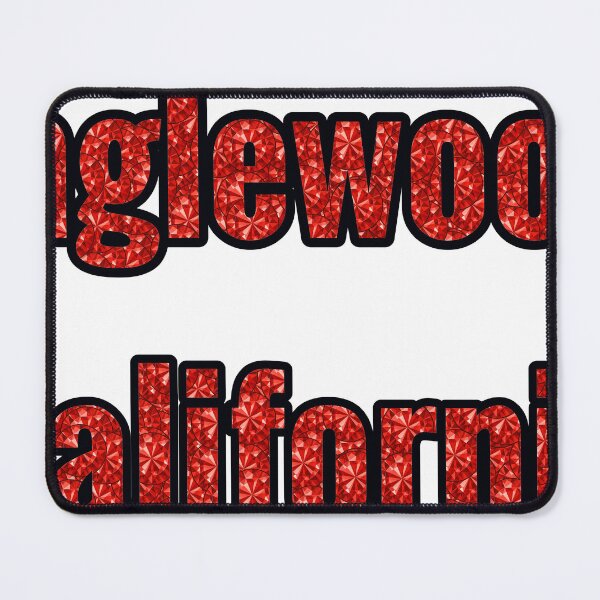 Item preview, Inglewood California City Name With Red Rhinestone designed and sold by TheIconSmith.