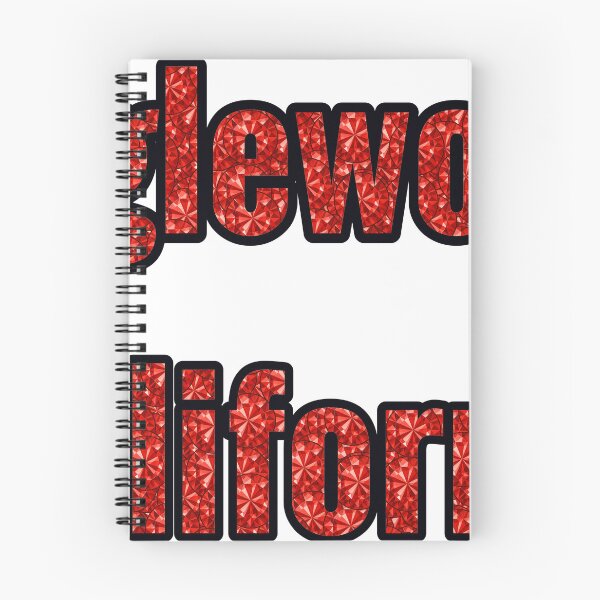 Item preview, Inglewood California City Name With Red Rhinestone designed and sold by TheIconSmith.