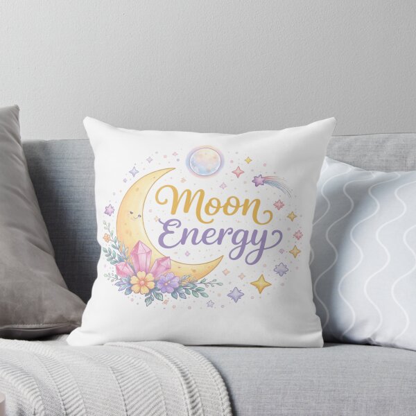 Item preview, Moon Energy Cute Aesthetic Celestial Design | Pastel Moon & Stars Illustration designed and sold by Sanika arts .