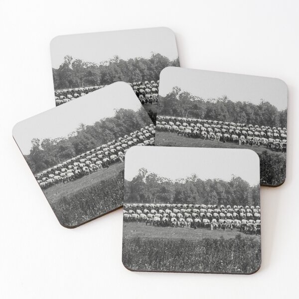 Item preview, American Civil War Wagon Train Military Encampment Photograph designed and sold by TheSoulOfArt.