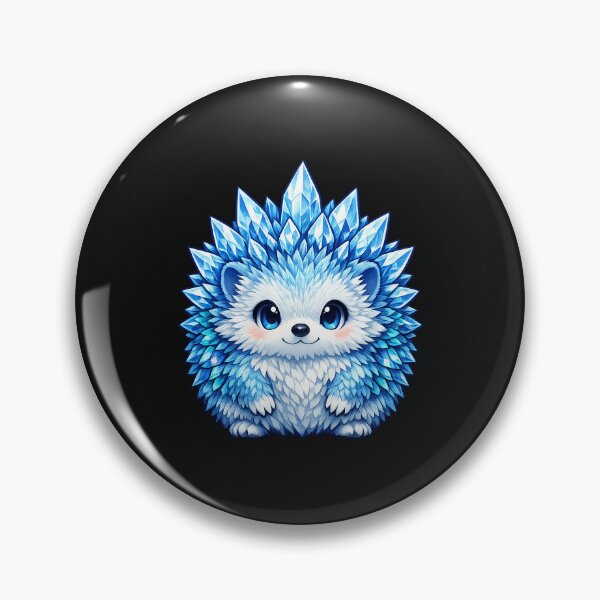 Item preview, Cute Blue Crystal Hedgehog Creature designed and sold by PhyllisBrabham.