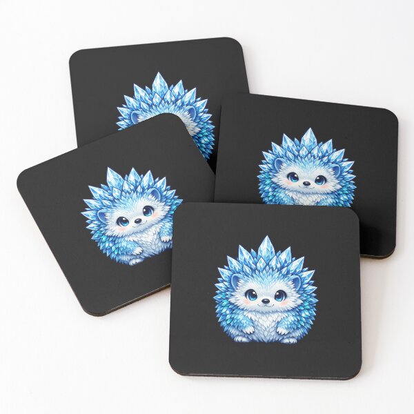 Item preview, Cute Blue Crystal Hedgehog Creature designed and sold by PhyllisBrabham.