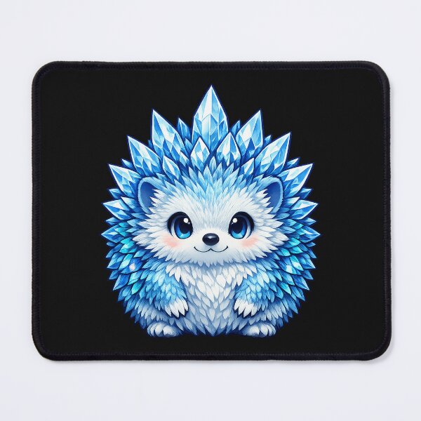 Item preview, Cute Blue Crystal Hedgehog Creature designed and sold by PhyllisBrabham.