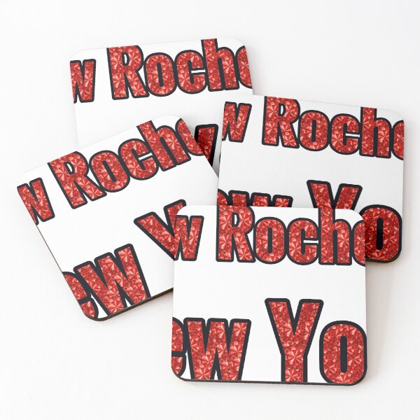 Item preview, New Rochelle New York City Name With Red Rhinestone designed and sold by TheIconSmith.