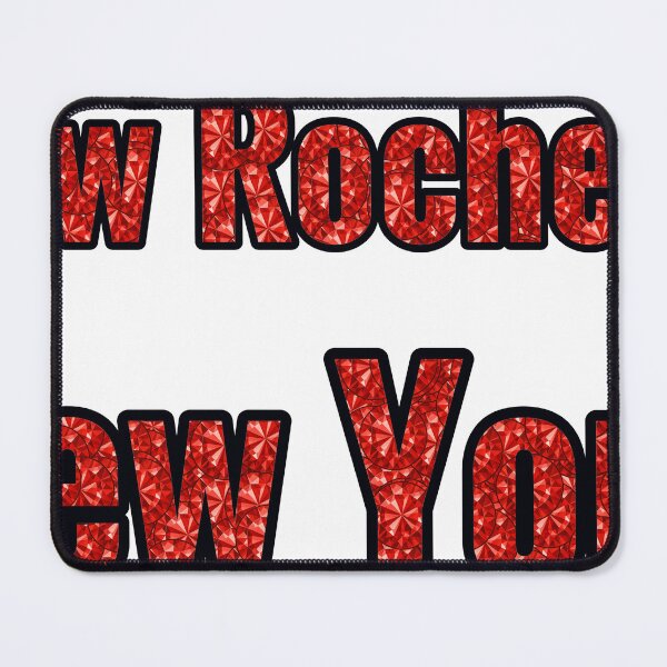Item preview, New Rochelle New York City Name With Red Rhinestone designed and sold by TheIconSmith.