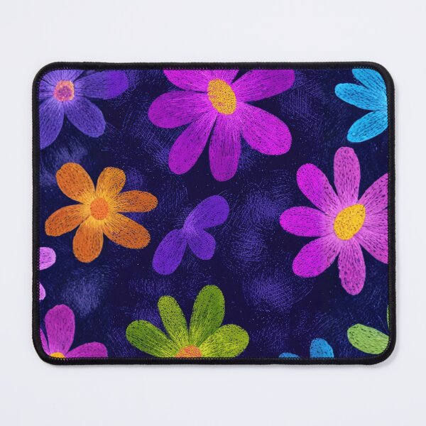 Item preview, Retro Neon Daisy Dreams: Midnight Garden designed and sold by Siriusvibes.