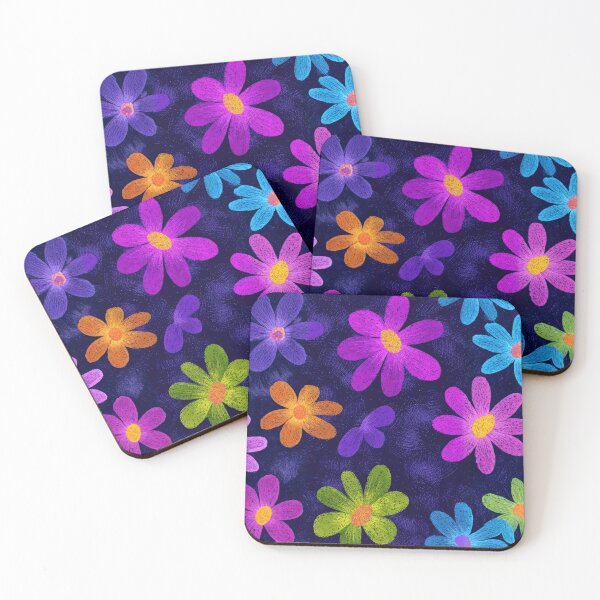 Item preview, Retro Neon Daisy Dreams: Midnight Garden designed and sold by Siriusvibes.