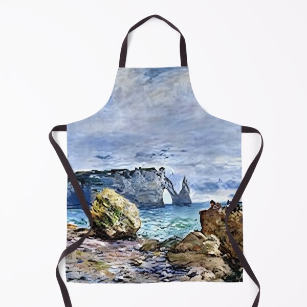 Item preview, Étretat, The Beach and the Porte d’Aval: Sunlit Shores and the Majestic Limestone Arch designed and sold by artdesignsnow.