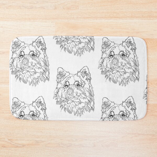 Item preview, F for Finnish Lapphund part of A to Z Alphabet Line Art Series designed and sold by Mauras-Designs.