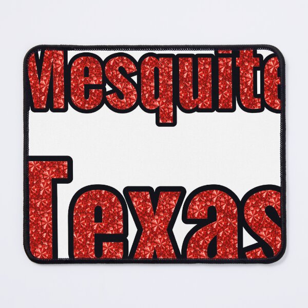 Item preview, Mesquite Texas City Name With Red Rhinestone designed and sold by TheIconSmith.