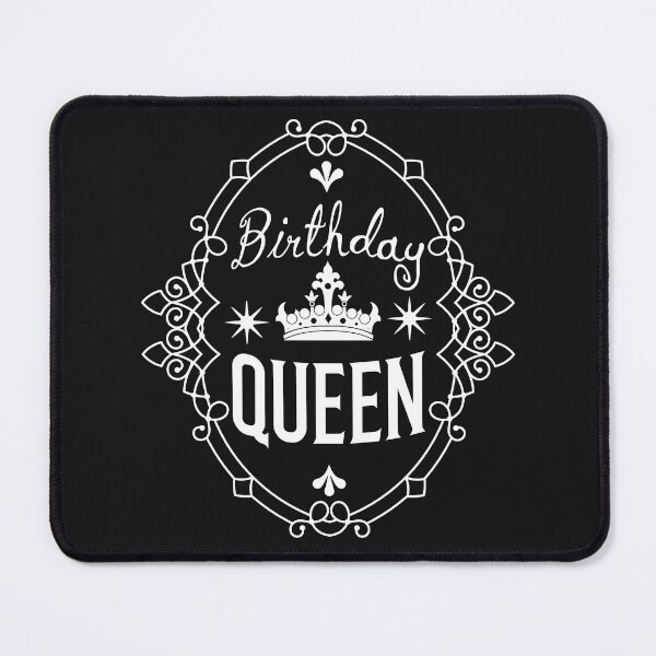 Item preview, Royal White Crown Birthday Queen Typography Gift Idea designed and sold by LoviqueLab.