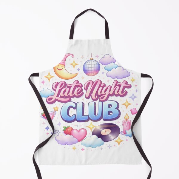 Item preview, Late Night Club Cute Aesthetic Design | Kawaii Night Owl Disco Vibes designed and sold by Sanika arts .