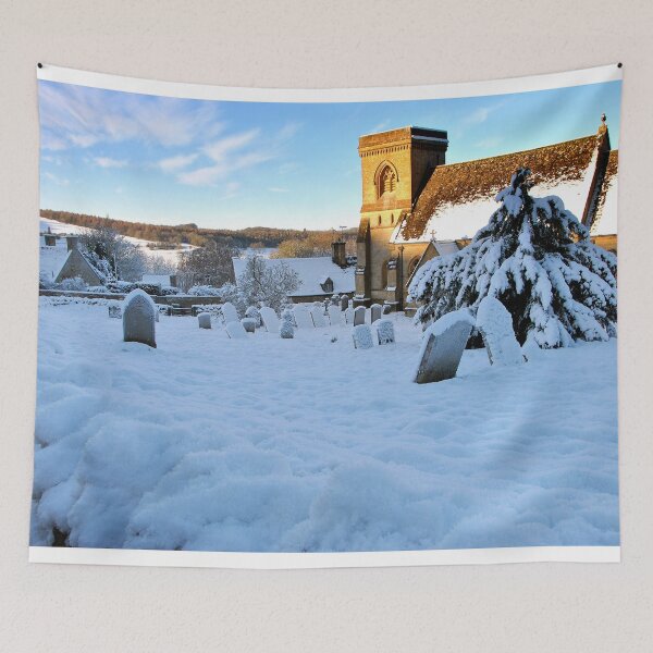 Item preview, Snowshill In The Snow Cotswolds Gloucestershire designed and sold by AndyEvansPhotos.
