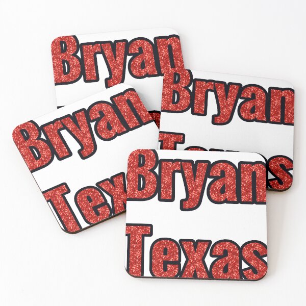 Item preview, Bryan Texas City Name With Red Rhinestone designed and sold by TheIconSmith.