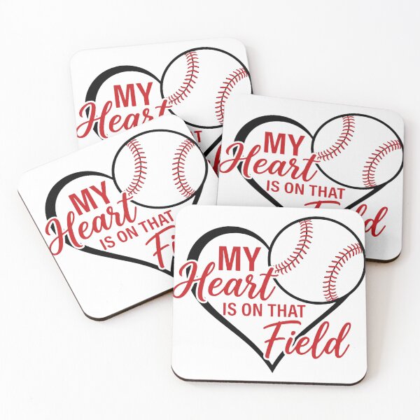 Item preview, My Heart Is On That Field Baseball Mom – Love Baseball Heart Design designed and sold by DoodloraStudio.