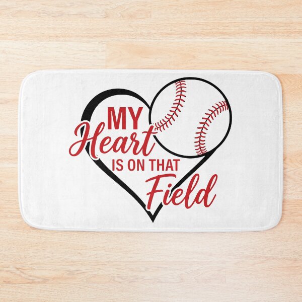 Item preview, My Heart Is On That Field Baseball Mom – Love Baseball Heart Design designed and sold by DoodloraStudio.
