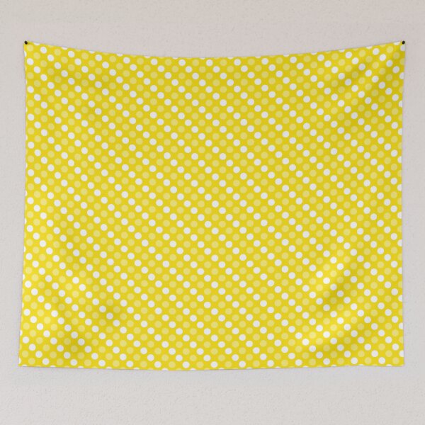 Item preview, Vivid Yellow and White Polka Dots (DL) designed and sold by POLKAIWERX.