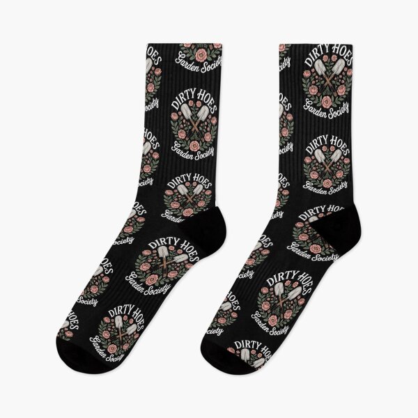 Item preview, Dirty Hoes Garden Society Vintage Floral Crest designed and sold by 404wearpl.