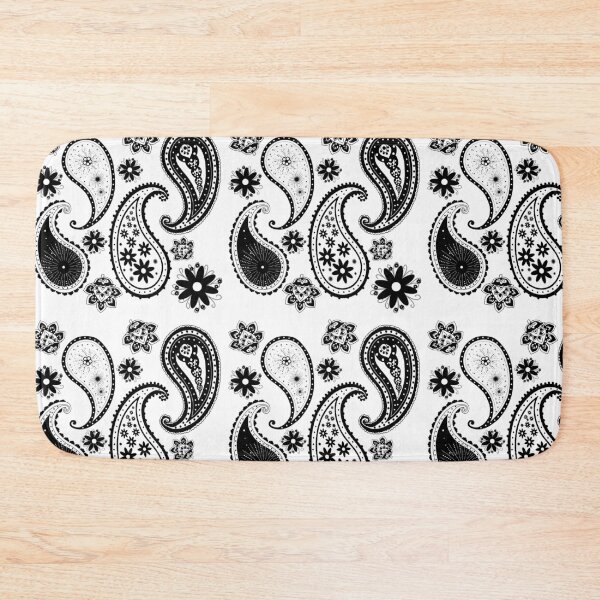 Item preview, Black and White Paisley Pattern designed and sold by koo.cou .
