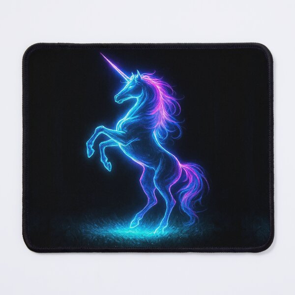 Item preview, Neon Unicorn Fantasy Glow Art designed and sold by myforestfog.