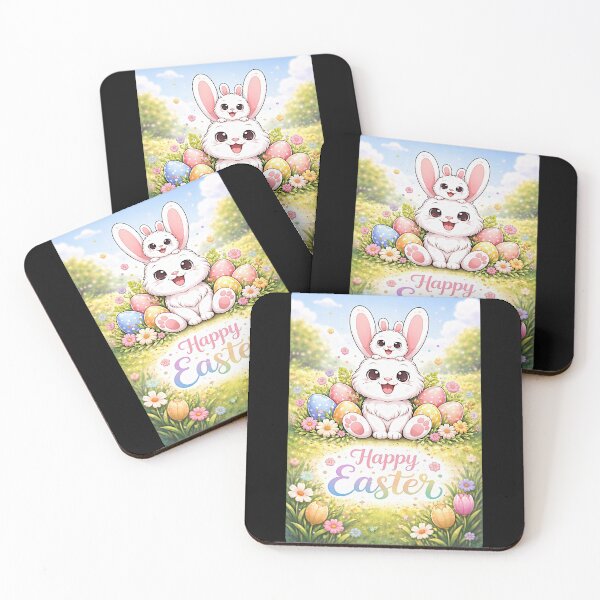 Item preview, Two bunnies for a happy Easter designed and sold by NubesDesignCH.