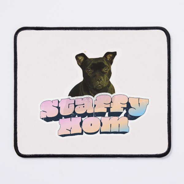 Item preview, Staffy Mom T-shirt designed and sold by MuseAndMind.