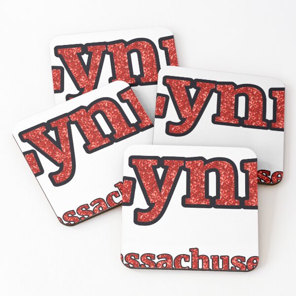Item preview, Lynn Massachusetts City Name With Red Rhinestone designed and sold by TheIconSmith.