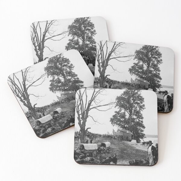 Item preview, Civil War Sanitary Commission Supply Wagons Historical Photograph designed and sold by TheSoulOfArt.