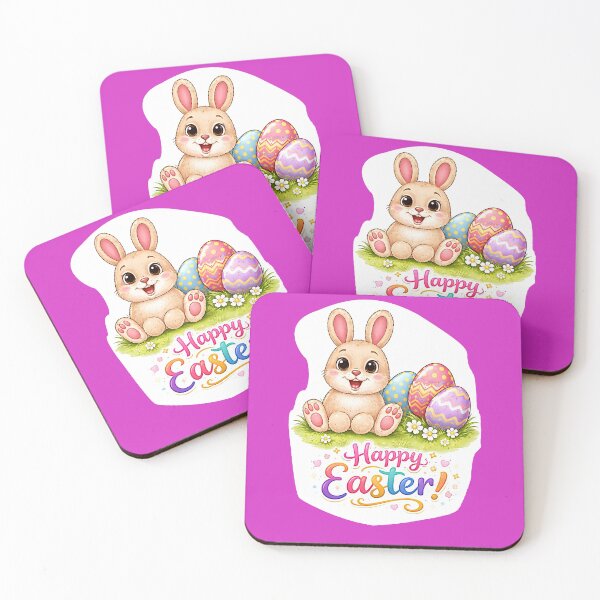 Item preview, Eggs and a Bunny for a Happy Easter designed and sold by NubesDesignCH.