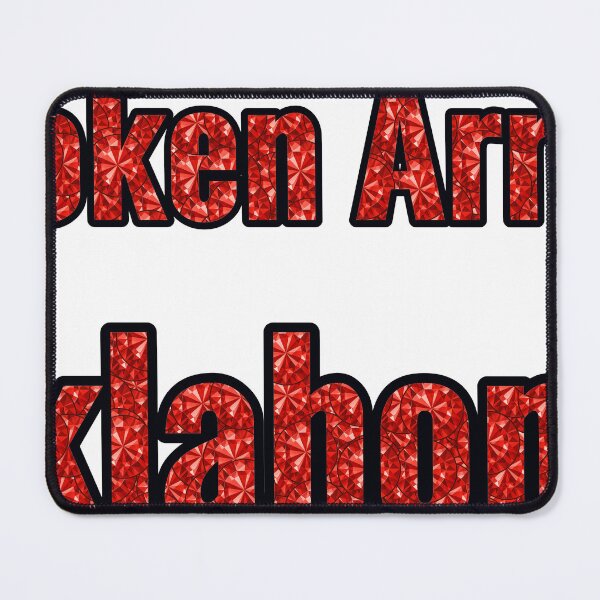 Item preview, Broken Arrow Oklahoma City Name With Red Rhinestone designed and sold by TheIconSmith.