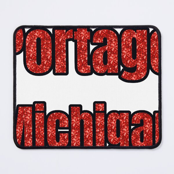 Item preview, Portage Michigan City Name With Red Rhinestone designed and sold by TheIconSmith.
