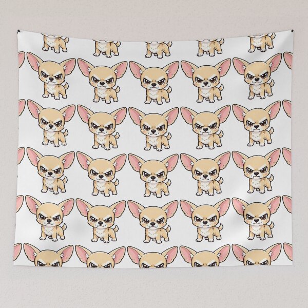 Item preview, Angry But Cute Chibi Chihuahua - Kawaii Grumpy Dog designed and sold by Medisoultech.