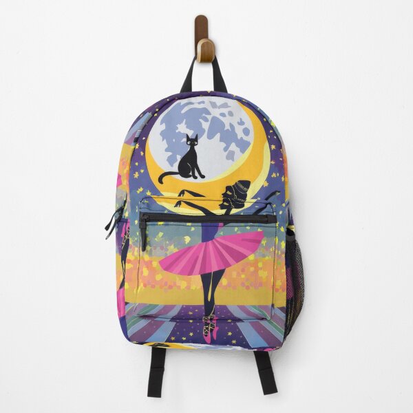 Item preview, Cosmic Ballerina Dancing With Cat Beneath Moon designed and sold by VISO-art.