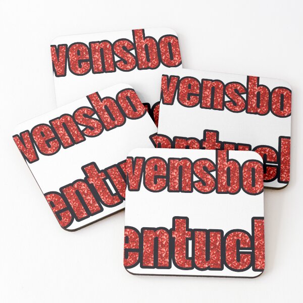 Item preview, Owensboro Kentucky City Name With Red Rhinestone designed and sold by TheIconSmith.