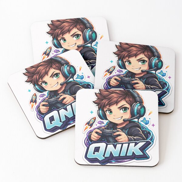 Item preview, Cute Gamer Boy Logo | Gaming Sticker | QNIK Gaming Mascot designed and sold by Kanvasly.