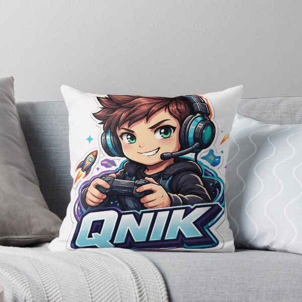 Item preview, Cute Gamer Boy Logo | Gaming Sticker | QNIK Gaming Mascot designed and sold by Kanvasly.