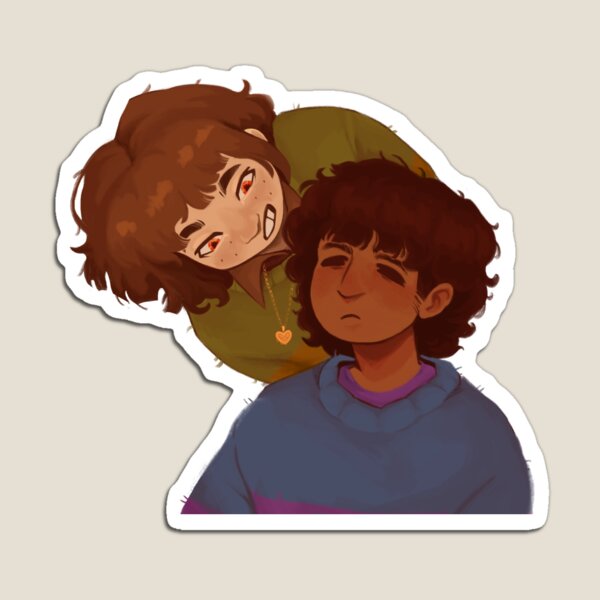 Item preview, Frisk and Chara designed and sold by magpiica.
