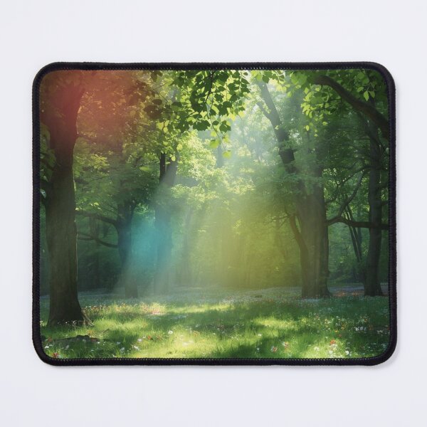 Item preview, Enchanted forest with colorful lights designed and sold by WondersbySzilvi.