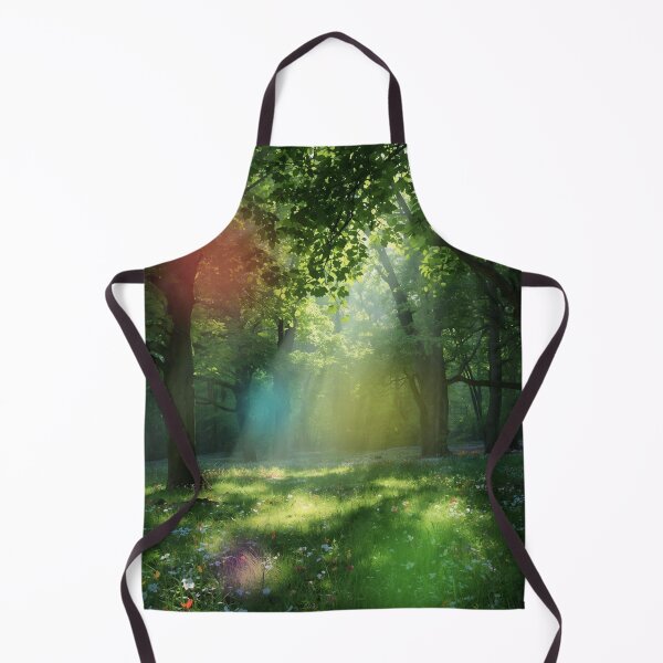 Item preview, Enchanted forest with colorful lights designed and sold by WondersbySzilvi.