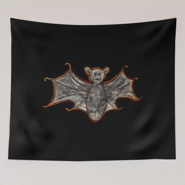 Item preview, Vintage Medieval Marginalia Bat Drawing designed and sold by bsoguvemm41.